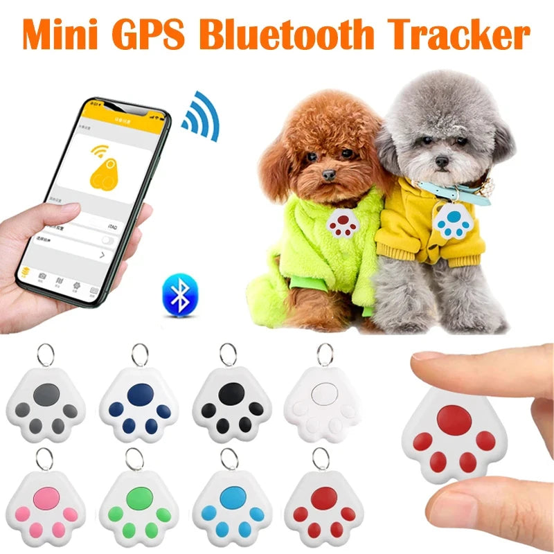 Mini GPS tracker proti ztrátě – chytrý Bluetooth lokalizátor, bezdrátový sledovač pro domácí mazlíčky, psy, peněženky, telefony a klíče